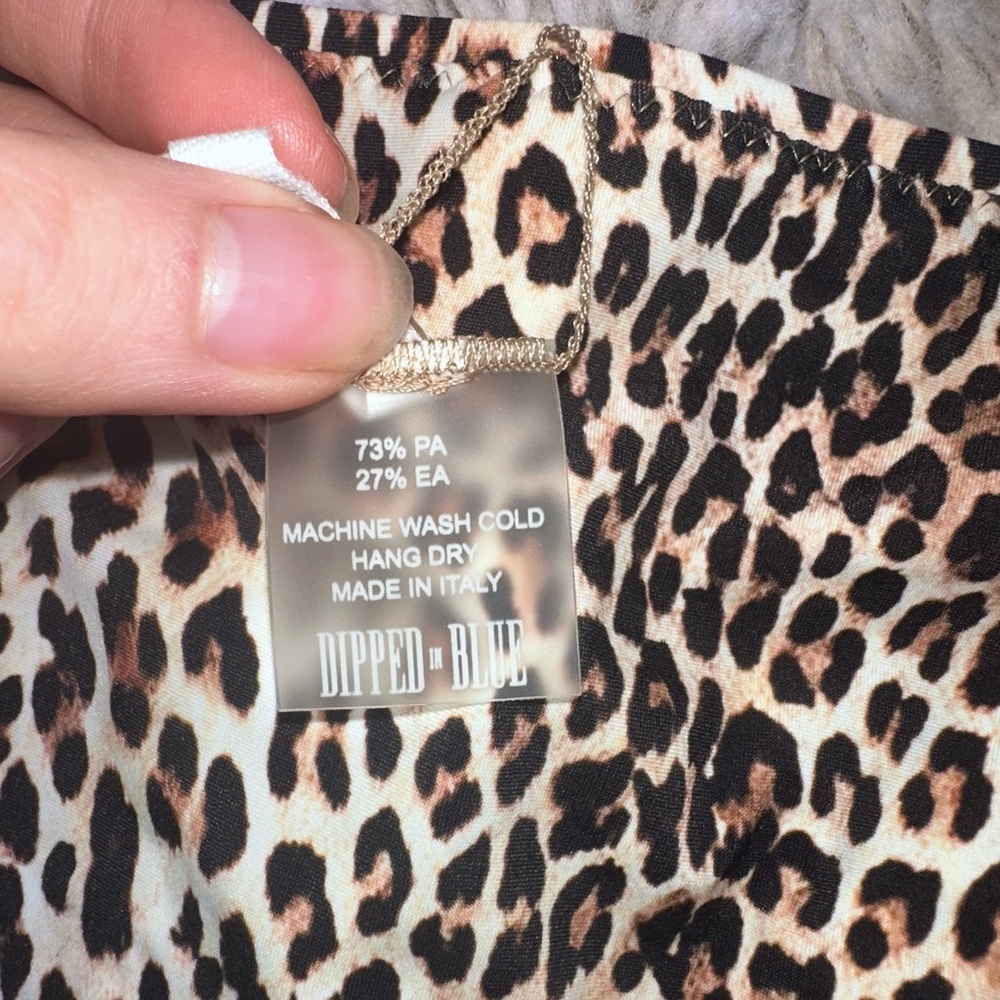 Leopard Print Bikini Set - Picture 2 of 5